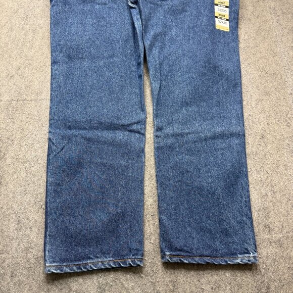 Wrangler Flame Resistant Jeans Men 32 x 30 Blue Relaxed Fit FR3W050 - Picture 8 of 16